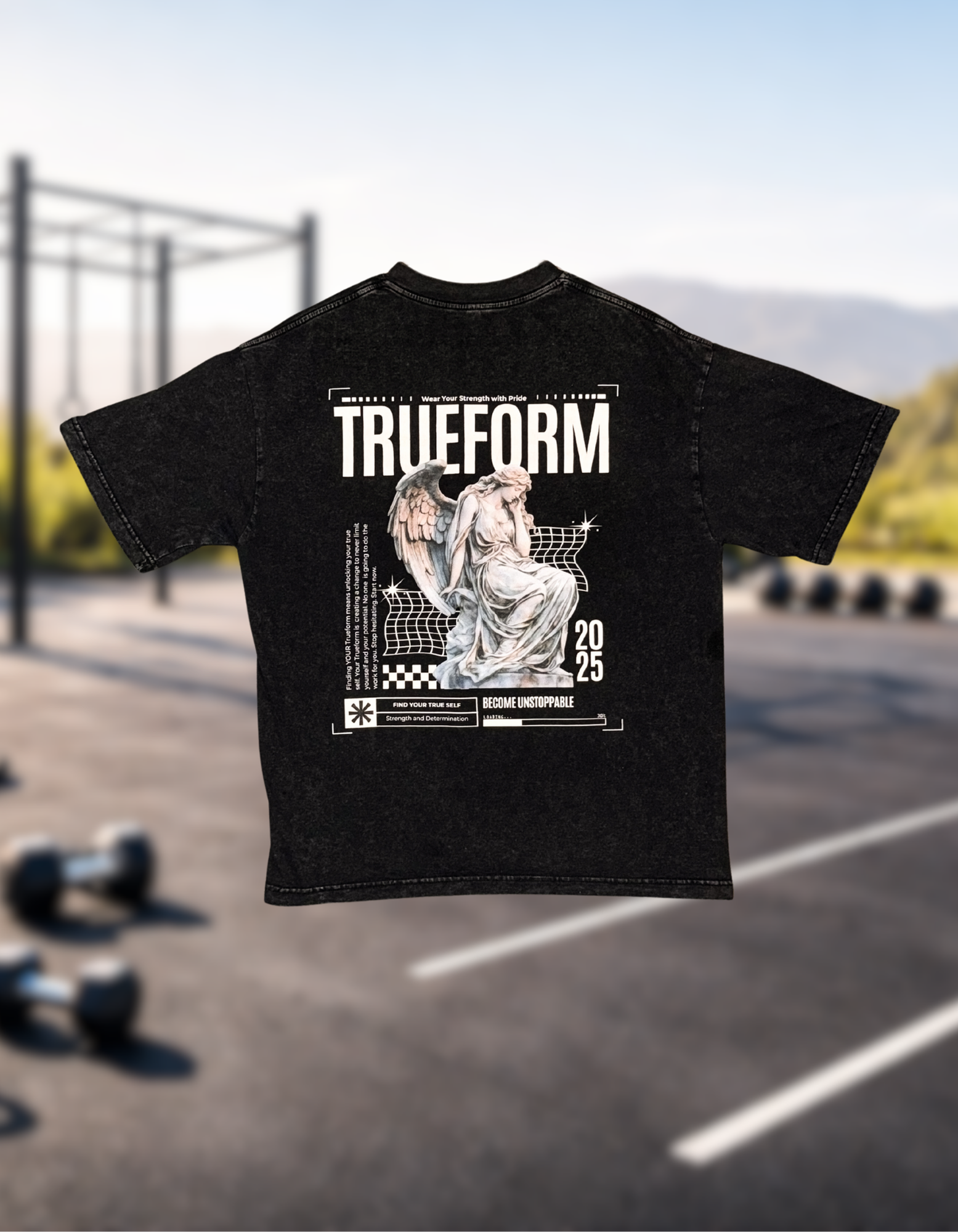 Acid Wash Angel Tee