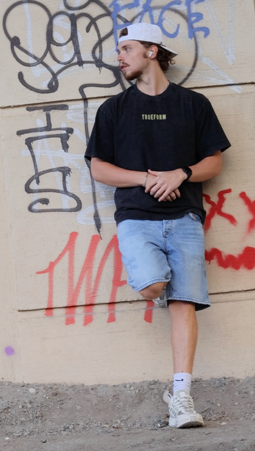 Acid Wash Angel Tee
