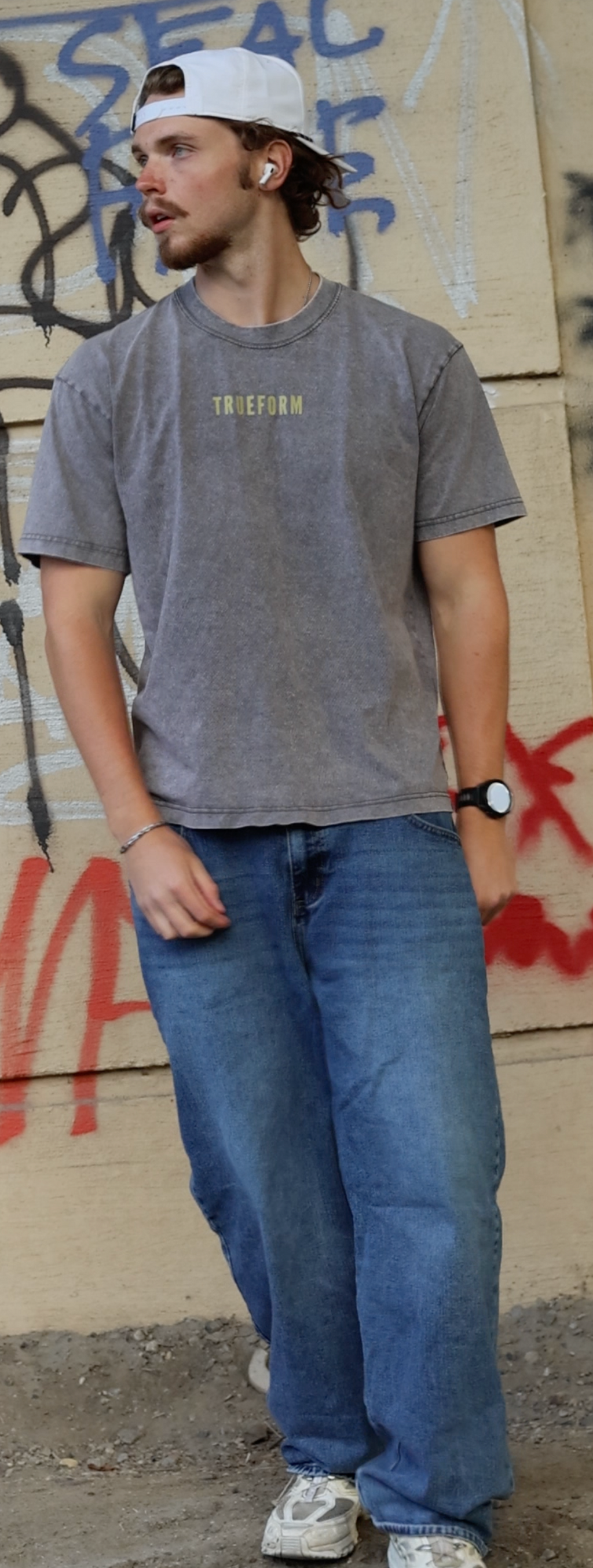 Acid Wash Staple Tee